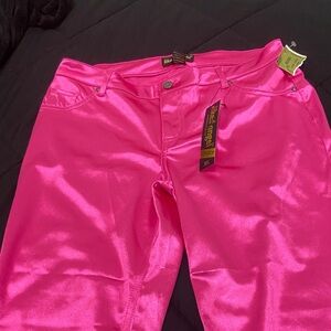Like an Angel Hot Pink Skinny Pants 92%polyester 8% spandex